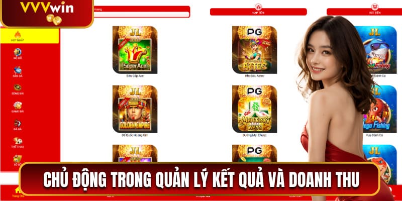 Tải App Vvvwin: Trải Nghiệm Cá Cược Đa Nền Tảng Thuận Tiện 1 Chủ động trong quản lý kết quả và doanh thu cược