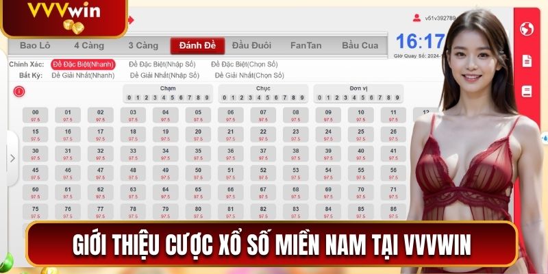Xổ Số Miền Nam VVVwin - Đặt Nhanh, Thắng Lớn Tỷ Đồng 1 Giới thiệu cược xổ số miền Nam tại VVVwin