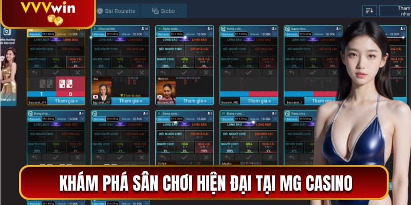 Khám phá sân chơi hiện đại bậc nhất tại MG Casino
