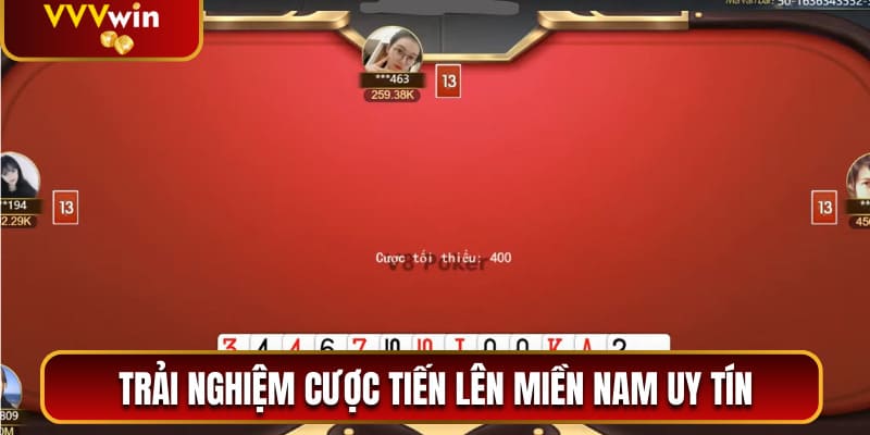 Trải Nghiệm Tiến Lên Miền Nam VVVwin Hấp Dẫn Và Kịch Tính 1 Trải nghiệm cược tiến lên miền Nam uy tín tại VVVwin