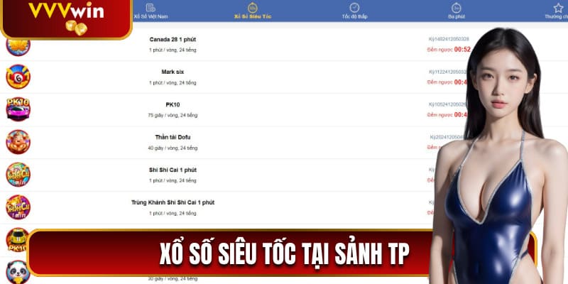 Tp Lottery - Khám Phá Sảnh Xổ Số Thịnh Hành Tại VVVwin 3 Xổ số siêu tốc tại sảnh TP